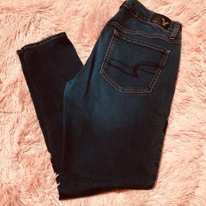 American Eagle dark wash jeggings